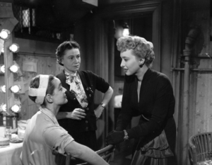 Photo of Bette Davis, Thelma Ritter, and Celeste Holm.