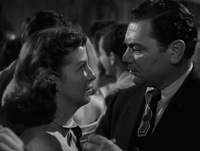 Photo of Betsy Blair as Clara and Ernest Borgnine as Marty.