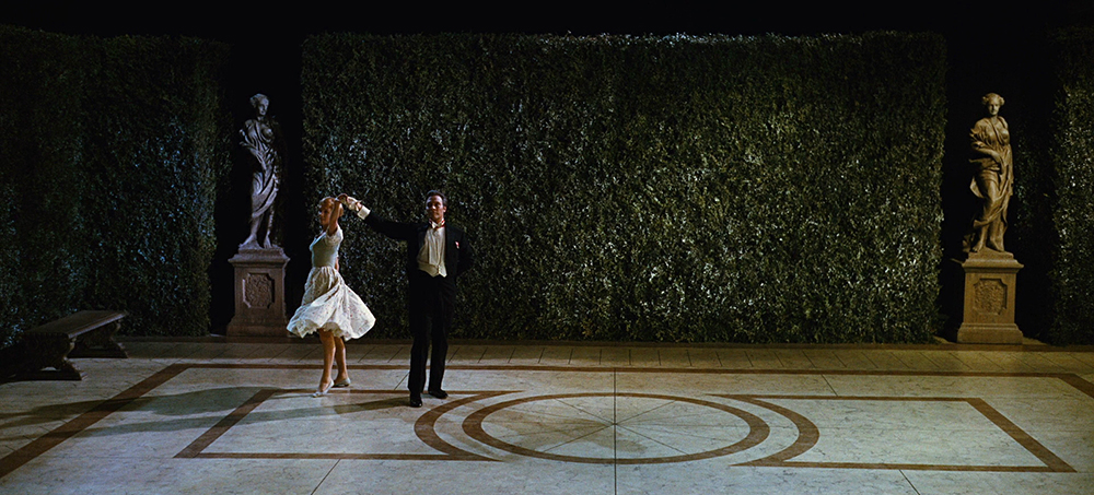 Photo of Julie Andrews and Christopher Plummer dancing the Landler.