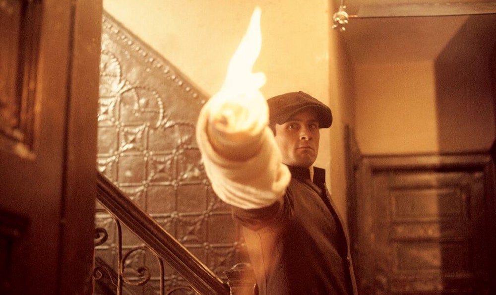 Photo of Robert De Niro as Vito Corleone.