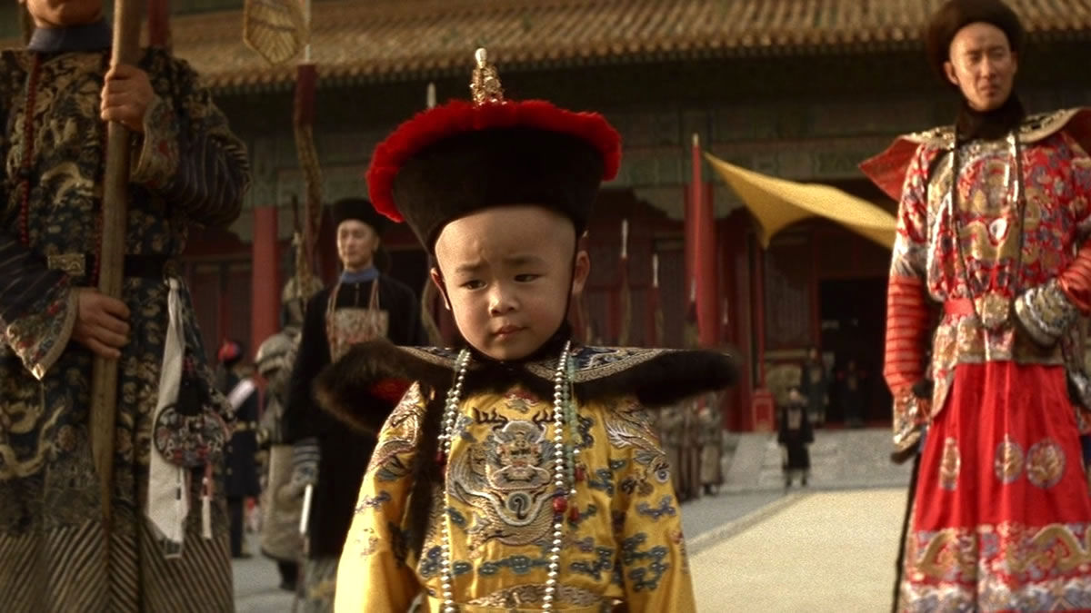 Photo of Richard Vuu as the three-year-old emperor Puyi.
