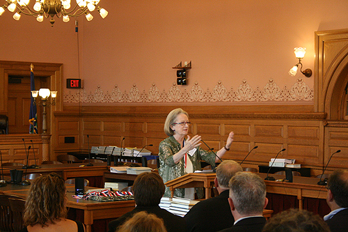 Author Nancy Pickard, our keynote speaker at the 2010 Kansas Notable Books awards ceremony.