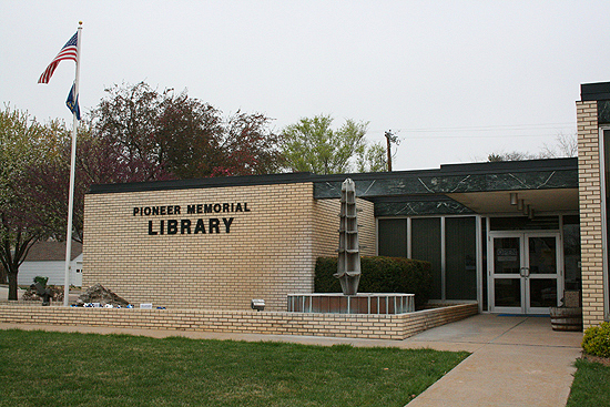Pioneer Memorial Library in Colby, Kansas.