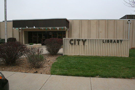 The Oakley Public Library in Oakley, Kansas.