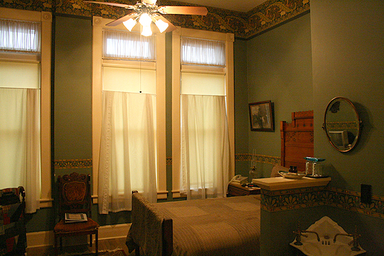 My suite at the LandMark Inn - Oberlin, Kansas.