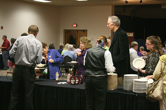 The ice cream bar at the Kansas Library Association's convention. 2011.