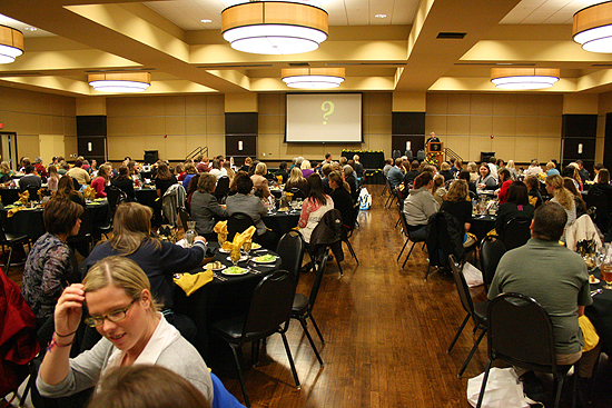 Kansas Reading Association's 2011 annual convention luncheon.