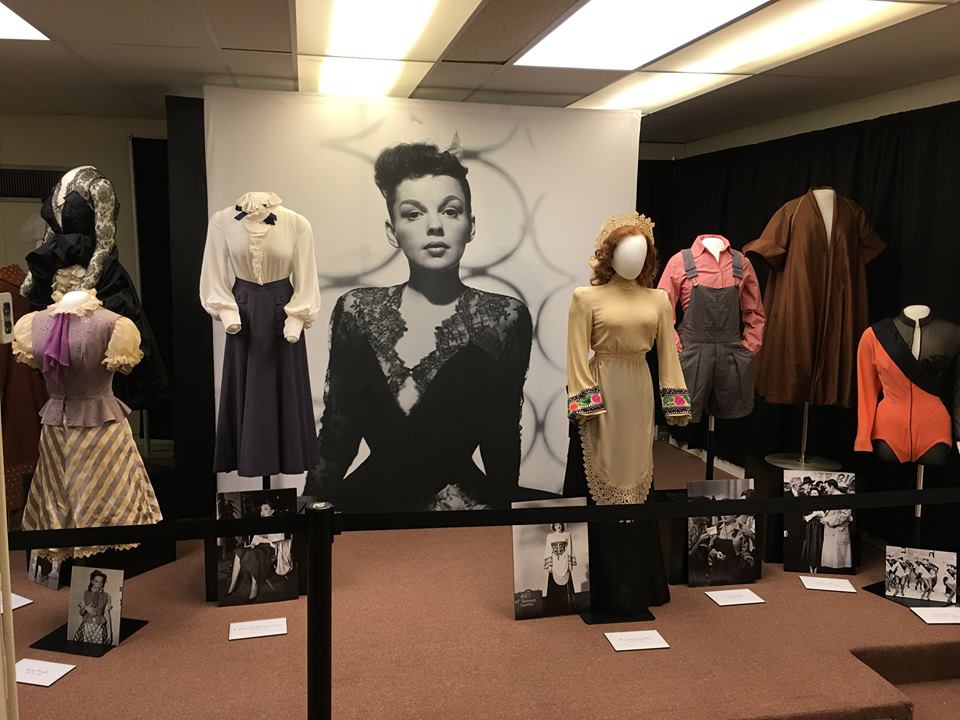 The brilliant collection of Judy Garland's screen-worn costumes on display at the All Things Oz Museum, during Oz-Stravaganza! 2016, courtesy of Jonathan Shirshekan.