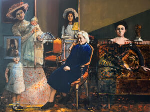 The artist Julie Manet, niece of Édouard Manet, is depicted at various stages of her life.