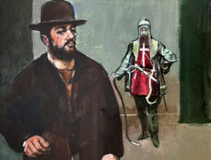 0019. Henri and His Father. 24" x 20" (2001) Henri de Toulouse-Lautrec with his father Alphonse de Toulouse-Lautrec-Monfa wearing a costume for one of his parties. Henri de Toulouse-Lautrec with his father Alphonse de Toulouse-Lautrec-Monfa wearing a costume for one of his parties.