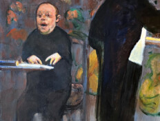 0020. Thomas Quasthoff, Basso. Ricardo Muti, Conductor. 22" x 28" (2004) The singer and conductor in concert. The singer and conductor in concert.