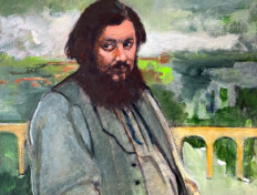 0021. Gustave Courbet. 22" x 28" (2003) Portrait of the artist Gustave Courbet. Portrait of the artist Gustave Courbet.