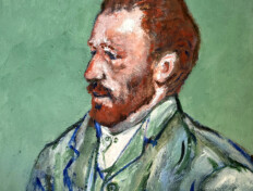 Portrait of the artist Vincent Van Gogh.